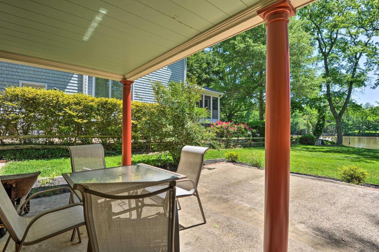 Waterfront Annapolis Home Fire Pit And Fishing Pier Luaran gambar