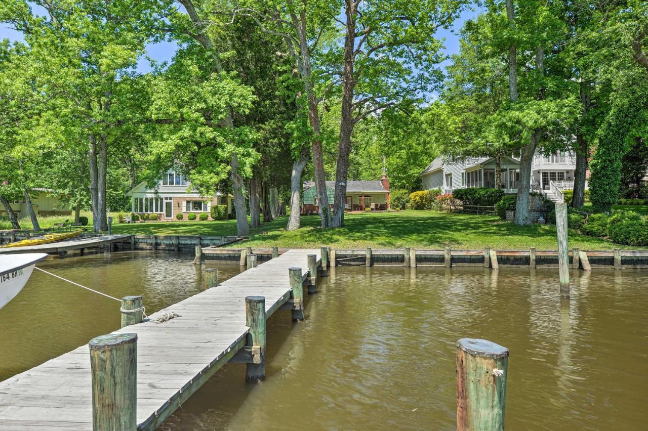 Waterfront Annapolis Home Fire Pit And Fishing Pier Luaran gambar