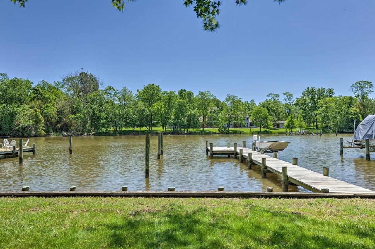 Waterfront Annapolis Home Fire Pit And Fishing Pier Luaran gambar
