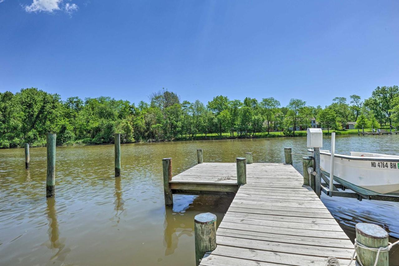 Waterfront Annapolis Home Fire Pit And Fishing Pier Luaran gambar